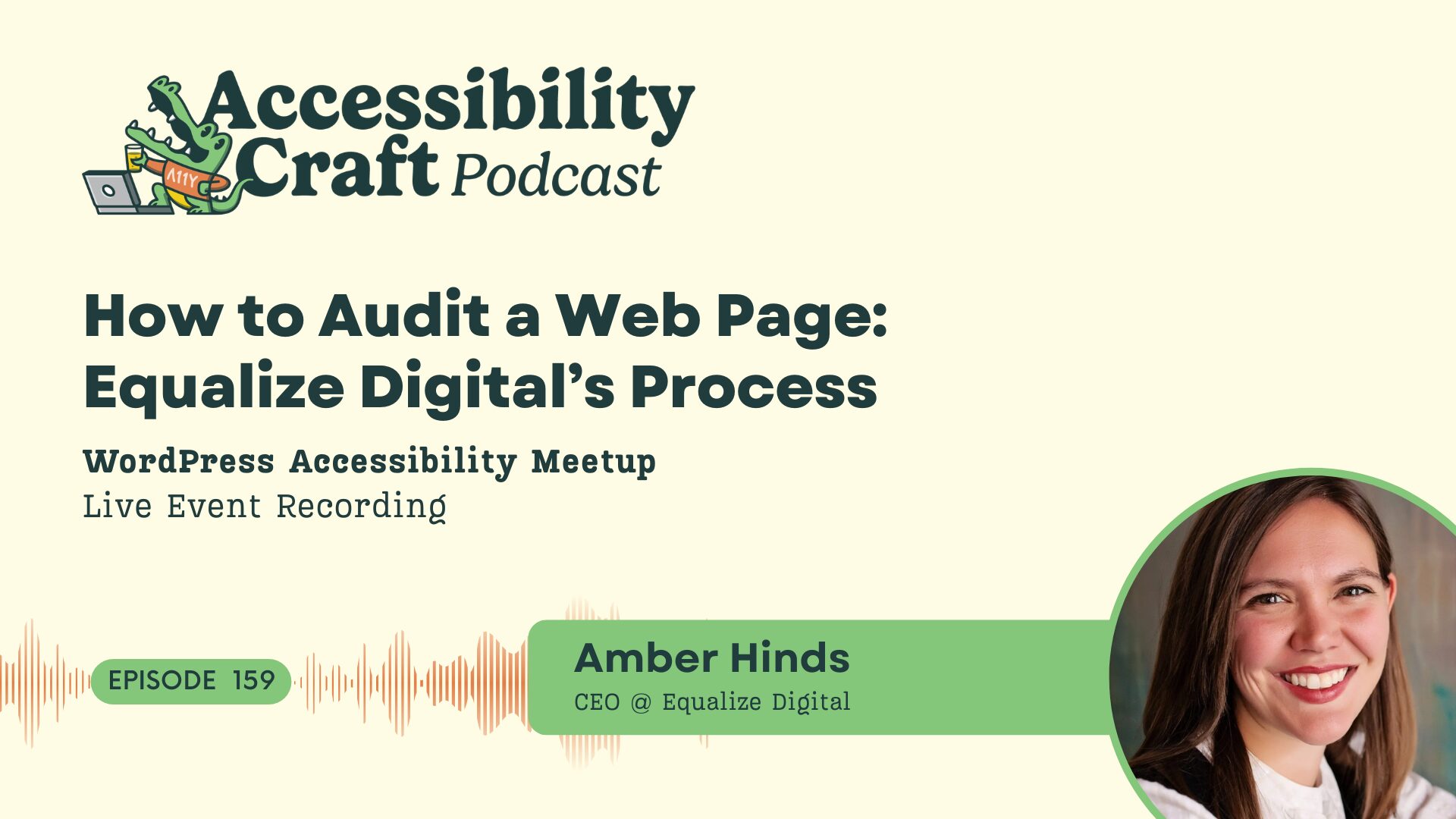 159: How to Audit a Web Page with Amber Hinds - Accessibility Craft